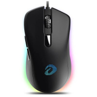 Мышь игровая проводная Dareu EM908 Black (черный), DPI 600-10000, подсветка RGB, USB кабель 1,8м