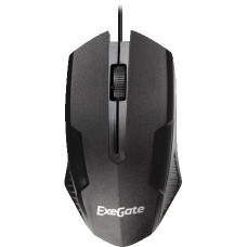 Exegate EX264096RUS Мышь Exegate SH-9025 <black, optical, 3btn/scroll, 1000dpi, USB>, Color box