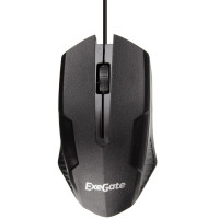 Exegate EX264097RUS Мышь Exegate SH-9025L <black, optical, 3btn/scroll, 1000dpi, USB, шнур 2м>, Color box