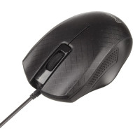 Exegate EX264100RUS Мышь Exegate SH-9027 <black, optical, 3btn/scroll, 1000dpi, USB, шнур 1,5м.>, Color box