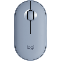 Мышь Logitech Pebble M350 Blue Grey, беспроводная
