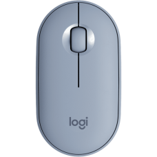 Мышь Logitech Pebble M350 Blue Grey, беспроводная