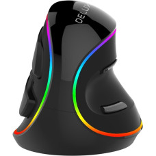 Мышь Delux KM-M618 Plus RGB USB Black оптическая, проводная
