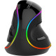 Мышь Delux KM-M618 Plus RGB USB Black оптическая, проводная