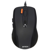 Мышь A4Tech N-70FX Black USB проводная