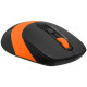 Мышь A4Tech Fstyler FG10S Black/Orange silent беспроводная
