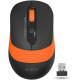 Мышь A4Tech Fstyler FG10S Black/Orange silent беспроводная