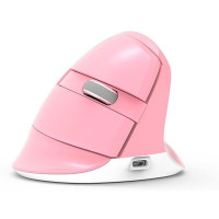Мышь Delux KM-M618 Mini Pink оптическая, беспроводная