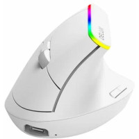 Мышь Delux KM-M618DB Wireless RGB White, беспроводная