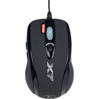 Мышь A4tech X-718BK USB Black оптическая, проводная