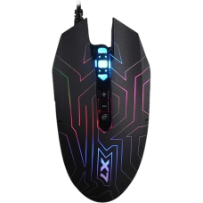 Мышь A4tech X77 Maze USB Black, проводная