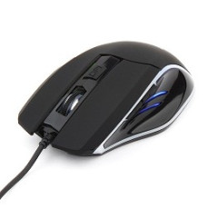 Gembird MG-500 USB {Мышь игровая, 5 кнопок+колесо-кнопка, 1600DPI, 1000 Гц, подсветка}