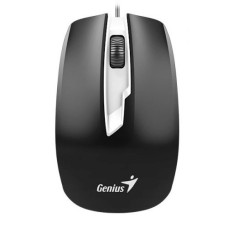 Genius Мышь DX-180 Black { эргономичная, оптическая, 800/1000/1200/1600 dpi, 3 кнопки+колесо прокрутки, провод 1,5 м, USB} [31010239100]