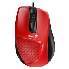 Мышь Genius DX-150X, USB, G5, красная/чёрная (red, optical 1000dpi, подходит под правую руку) new package