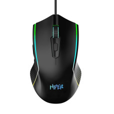 Мышь игровая HIPER MX-R400 Rebell {7кн, 7200DPI, кабель 1.5м, USB, черный}