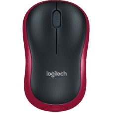 910-002240 Logitech Wireless Mouse M185 dark red USB
