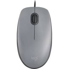 910-005502/910-005490 Мышь Logitech M110 Silent (M110s) Mid Gray [бесшумная, оптическая, 1000dpi, USB, 1.8м]