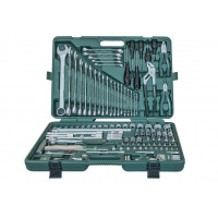 JONNESWAY S04H524128S Набор инструмента универсальный 1/4", 1/2"DR, 128 предметов