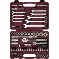 Thorvik UTS0082 Набор инструмента универсальный 1/4", 1/2"DR, 82 предмета