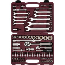 Thorvik UTS0082 Набор инструмента универсальный 1/4", 1/2"DR, 82 предмета