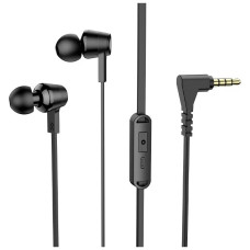 HOCO M86/ Наушники + микрофон/ Кнопка ответа/ 1.2м/ 3.5 mm jack/ Black