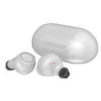 RITMIX RH-820BTH TWS White {Bluetooth 5.0, сенсорное управление, 6 мм, 50-20000 Гц, 16 Ом, 40 мАч (наушники), кейс 300 мАч, до 4 ч на одном заряде, USB Type-C, пластик}