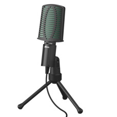 RITMIX RDM-126 Black-Green {(0dB=1V / Pa на 1kHz), 50Hz-16kHz, ?2.2 k?, 3,5 мм, 1,8 м}