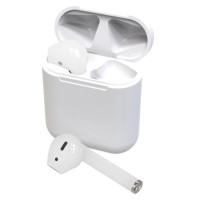 RITMIX RH-825BTH TWS white {Bluetooth 5.0 + EDR, сенсорное управление, 12 мм, 20-20000 Гц, 32 Ом, 35 мАч (наушники), 350 мАч }