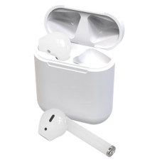 RITMIX RH-825BTH TWS white {Bluetooth 5.0 + EDR, сенсорное управление, 12 мм, 20-20000 Гц, 32 Ом, 35 мАч (наушники), 350 мАч }