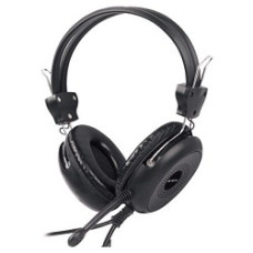 A4Tech HS-30, Black {Гарнитура, накладные, 20-20000Гц,32 Ом, 102дБ, микр фиксирован, кабель 2м, 2 x mini jack 3.5 mm}