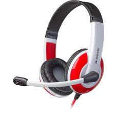 Defender Warhead G-120 красный + белый, кабель 2 м [64098]