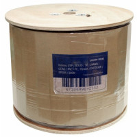5bites Кабель US5500-305APE-M UTP / SOLID / 5E / CCAG / PVC + PE / BLACK / OUTDOOR / MESSENGER / DRUM / 305M