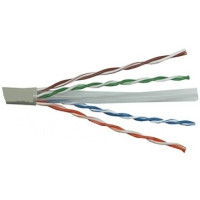 Exegate EX186134RUS Кабель UTP 4 пары кат.6 Exegate CCA, 23AWG, 305м pullbox, серый