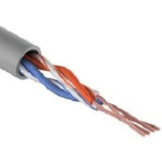 REXANT (01-0067) Кабель U/UTP, категория 6, ZH нг(А)-HF, 4PR, 23AWG, внутренний, серый, 305 м