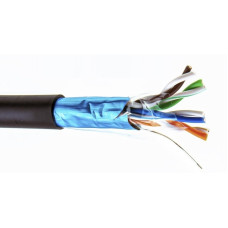5bites FS5500-305A(P)E Кабель FTP / SOLID / 5E / CCAG / PVC / BLACK / OUTDOOR / DRUM / 305M