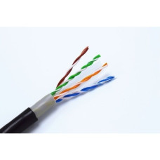 5bites US5500-305A(P)E Кабель UTP / SOLID / 5E / CCAG / PVC+PE / BLACK / OUTDOOR / DRUM / 305M