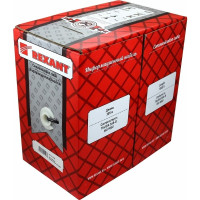 REXANT (01-0044) Кабель UTP CAT5e 4 пары (305м) 0.51 мм STRANDED