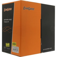 Exegate EX281820RUS Кабель Exegate UTP4-C5e-CU-S24-IN-LSZH-OR-305 UTP 4 пары кат.5e медь, 24AWG, LSZH, бухта 305м, оранжевый