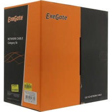 Exegate EX281820RUS Кабель Exegate UTP4-C5e-CU-S24-IN-LSZH-OR-305 UTP 4 пары кат.5e медь, 24AWG, LSZH, бухта 305м, оранжевый