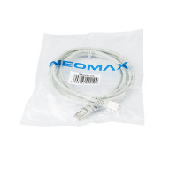 NEOMAX (NM23001-020) Шнур коммут. FTP 2 м, cat.5е, серый, многожильный