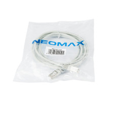 NEOMAX (NM23001-020) Шнур коммут. FTP 2 м, cat.5е, серый, многожильный
