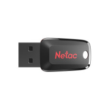 Netac USB Drive 64GB U197 <NT03U197N-064G-20BK>, USB2.0, пластиковая, черная