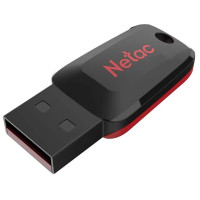 Netac USB Drive 16GB U197 <NT03U197N-016G-20BK>, USB2.0, пластиковая, черная