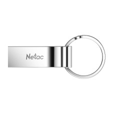 Netac USB Drive 32GB U275 <NT03U275N-032G-20SL>, USB2.0, с кольцом, металлическая