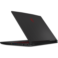 Ноутбук 15,6" MSI GF63 Thin 11UD-222XRU Core i7 11800H/8Gb/512Gb SSD/NV RTX3050Ti Max-Q 4Gb/15.6" FullHD/DOS Черный (9S7-16R612-222)