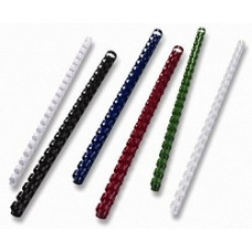 Office Kit Пластиковые пружины BP2061 19 мм белые 100 шт.