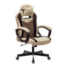 Кресло игровое Бюрократ VIKING 6 KNIGHT BR FABRIC коричневый крестовина металл [1380213]