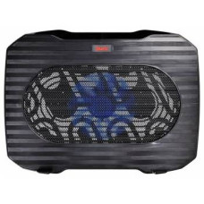 BURO Подставка для ноутбука 15.6"357x265x33mm 1xUSB 1x 140mmFAN 345г металлическая сетка/пластик черный (BU-LCP156-B114)