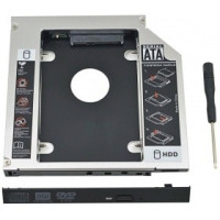 ORIENT Адаптер UHD-2SC12, для 2.5” SATA HDD для установки в SATA отсек оптического привода ноутбука 12.7 мм (30263)
