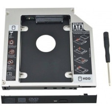 ORIENT Адаптер UHD-2SC12, для 2.5” SATA HDD для установки в SATA отсек оптического привода ноутбука 12.7 мм (30263)